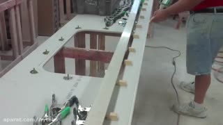 زیرسازی-نصب سینک و ابزار و اجرای کورین