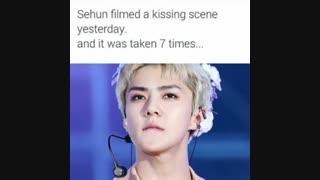 سهون دیروز سر فیلم برداری صحنه ی کیس رو انجام داده و 7 بار کیس انجام شده :\