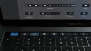 لپ تاپ مک بوک پرو با تاچ بار Touch Bar