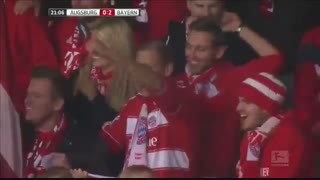 خلاصه بازی:  آگزبورگ  1 - 3   بایرن مونیخ