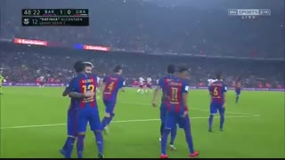 خلاصه بازی:  بارسلونا  1 - 0  گرانادا