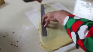 نان نوتلا به شکل درخت