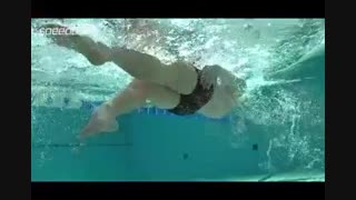 آموزش شنا - وضعیت بدنی در شنای کرال پشت