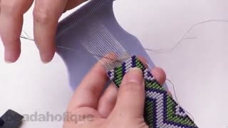 آموزش بافتنی بسیار زیبا دستبند