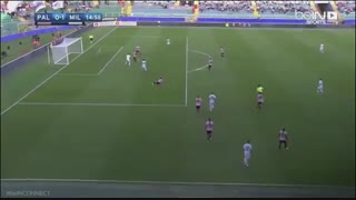 خلاصه بازی:  پالرمو  1 - 2  آ ث میلان