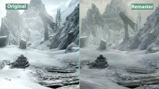 Skyrim Special Edition برروی پلیاستیشن ۴ پرو / رسانه تصویری وی گذر