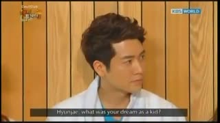 بازیگران سریال نابغه تبلیغات در یک برنامه تلویزیونی_پارت دوم *جو هیون جائه؛ رویای بازیگری و خوانندگی در Guardian dance team*