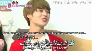 برنامه we got married زوج taemin and naeun پارت 20