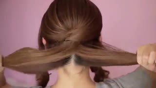 آاموزش شینیون اروپایی بسیار ساده