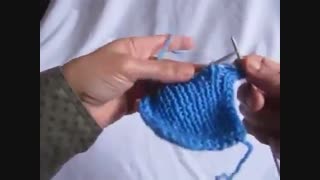 آموزش بافتنی -یک مدل ساده بافت به صورت مرحله ای - قسمت 3