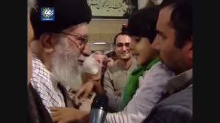 مداحی دخترکوچولو⭐️ برای حضرت رقیه مقابل رهبرانقلاب