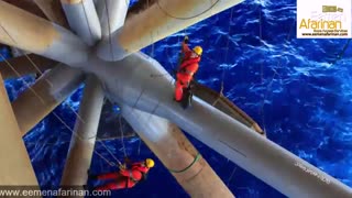 رنگ آمیزی سکوی نفتی