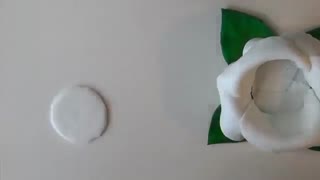 جاشمعی گل رز با خمیر پلیمر