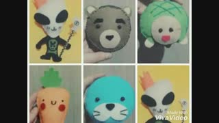 ساخت عروسکهای دابل اس با نمد!