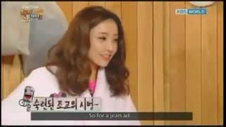 بازیگران سریال نابغه تبلیغات در یک برنامه تلویزیونی _ پارت چهارم *طرز نگاه کردن جو هیون جائه به عشوه های هان چه یونگ