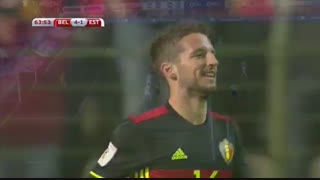 خلاصه بازی:  بلژیک  8 - 1  استونی