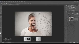 ایجاد افکت پراکندگی (dispersion) سوژه در فتوشاپ