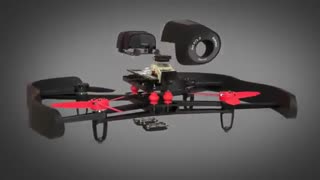 کواد کوپتر دوربین دار Parrot Bebop / رسانه تصویری وی گذر