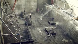 تایم لپس بتن ریزی پروژه مروارید