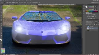 آموزش طرح کربن ، افکت حرکت و تغییر رنگ ماشین