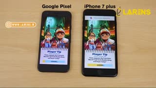 مقایسه سرعت آیفون 7 پلاس و گوگل پیکسل XL (با زیرنویس فارسی)
