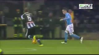 خلاصه بازی:  اودینزه  1 - 2  ناپولی