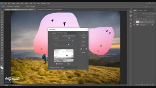 اضافه کردن پرنده به عکس با ترفند کنترل رنگ جالب