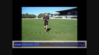 ویدئو تمرین با نردبان چابکی