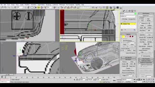 مدلینگ خودرو در 3d max در زمان زیر یک ساعت