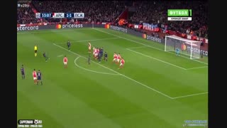 خلاصه بازی:  آرسنال  2  -  2  پاریس سنت ژرمن