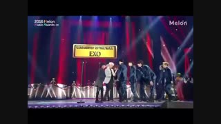 میکسی از صحبتای اکسو بازیرنویس فارسی از برنده شدن جایزه بهترین هنرمند سال در مراسم ملون 2016(کاری از خودم خخخ )