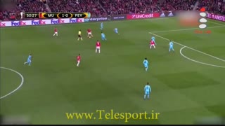 برد پرگل منچستریونایتد در برابر فاینورد