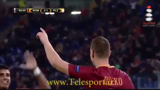 توتی، نظاره گر پیروزی مقتدرانه رم مقابل ویکتوریا پلژن