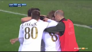 خلاصه بازی:  امپولی  1 - 4  آ ث میلان