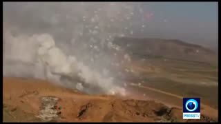 9 تُن مواد محترقه و وسایل آتش‌بازی غیرقانونی، یکجا به آتش کشیده شد
