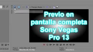 Vegas 13.0 FullScreen