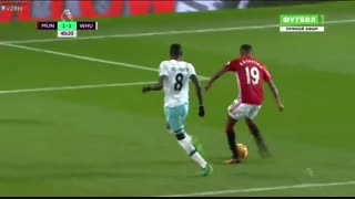 خلاصه بازی:  منچستریونایتد  1 -1  وستهام