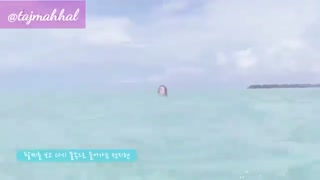 پشت صحنه دوم افسانه دریا آبی مین هو جونم