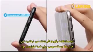 مقایسه زمین خوردن iPhone 7 و گالگسی S7 edge (بازیرنویس فارسی)