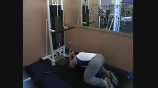 نمایش فیلم آموزش حرکات بدنسازی شکم کرانچ ، سیم کش ، کمر صاف