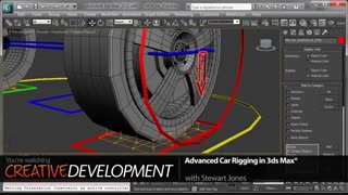 شبیه سازی لاستیک کم باد در 3d max