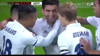خلاصه بازی:  رئال مادرید  6 - 1  لئونسا