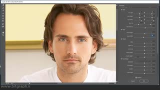 تغییر اندازه اجزای صورت با Face Aware Tool در فتوشاپ