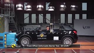 تست تصادف آئودی Q2 مدل 2017