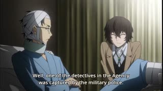 قسمت 10 فصل دوم انیمه Bougou stray Dogs سایت دی ال انی