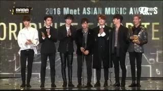 GOT7 - Worldwide Favorite Artist @ 2016 MAMA