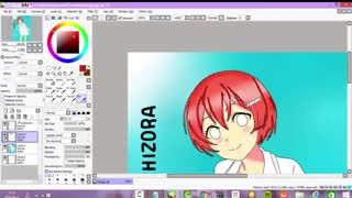 کشیدن رین از انیمه ای love live