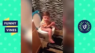 بازی و شیطنت کودکان-خیلی خنده داره حتما ببینید-دوربین مخفی