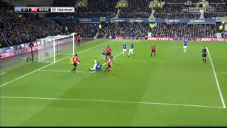 خلاصه بازی:  اورتون  1 - 1  منچستریونایتد