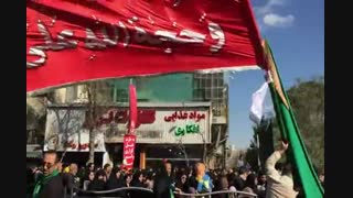 فیلم مراسم عزاداری ودسته روی هیئت رهروان شهدای نیاک درشهادت امام رضا ع مشهدمقدس1395